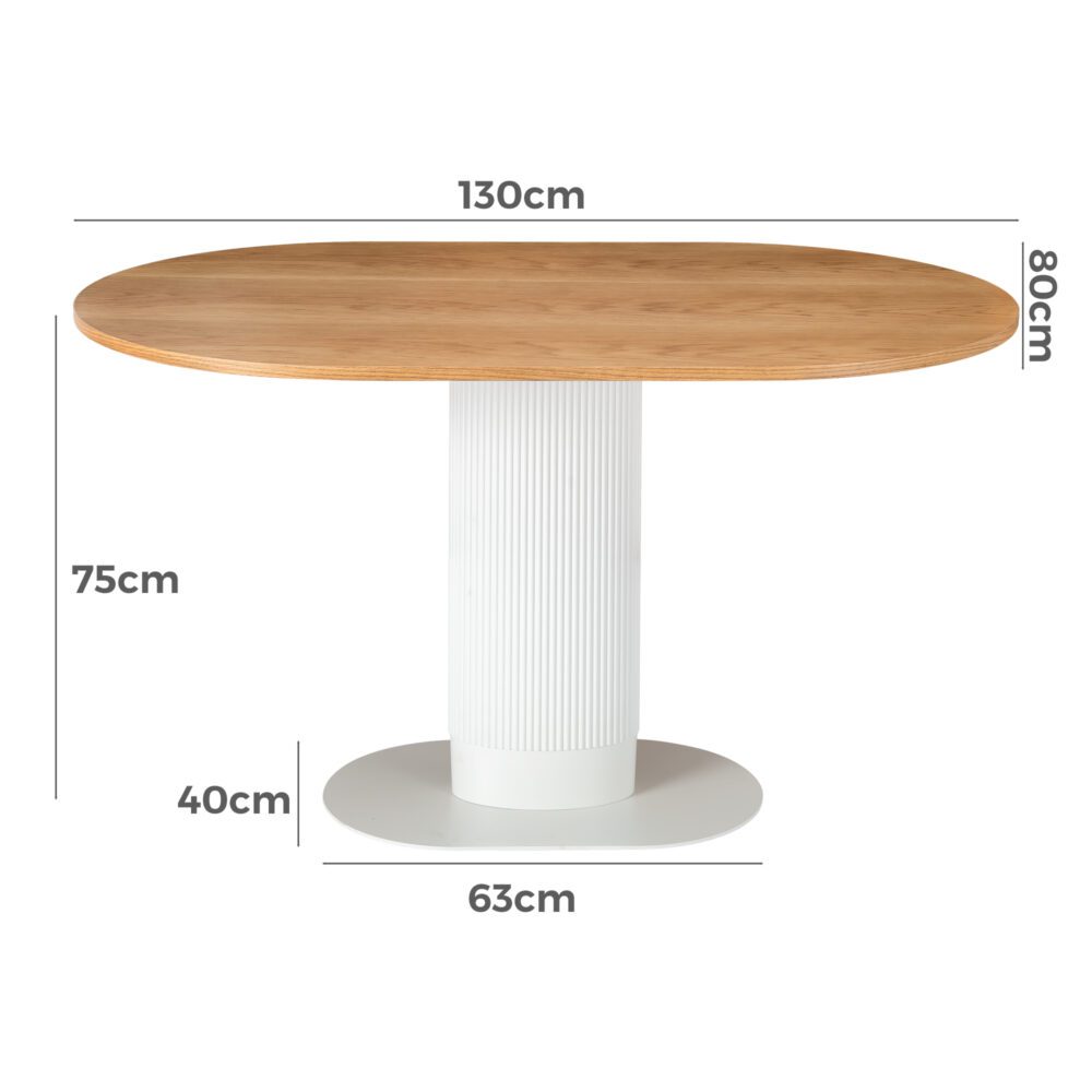 Dining Tables: Clara Gather Round Oval Dining Table