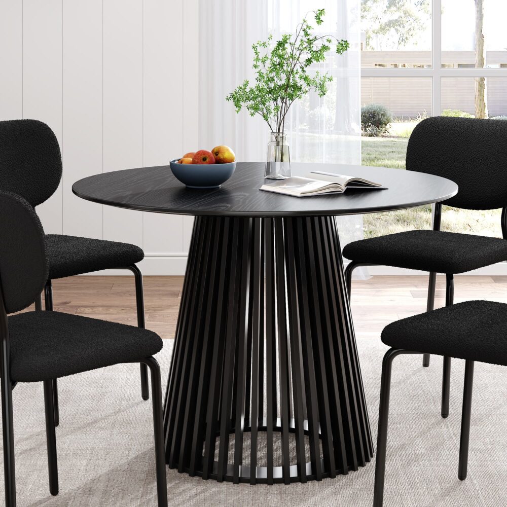 Dining Tables: Palmer Sleek Silhouette Dining Table