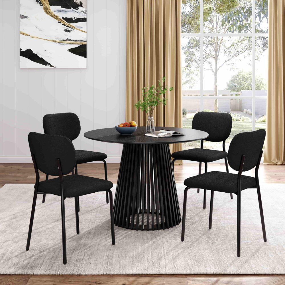 Dining Tables: Palmer Sleek Silhouette Dining Table