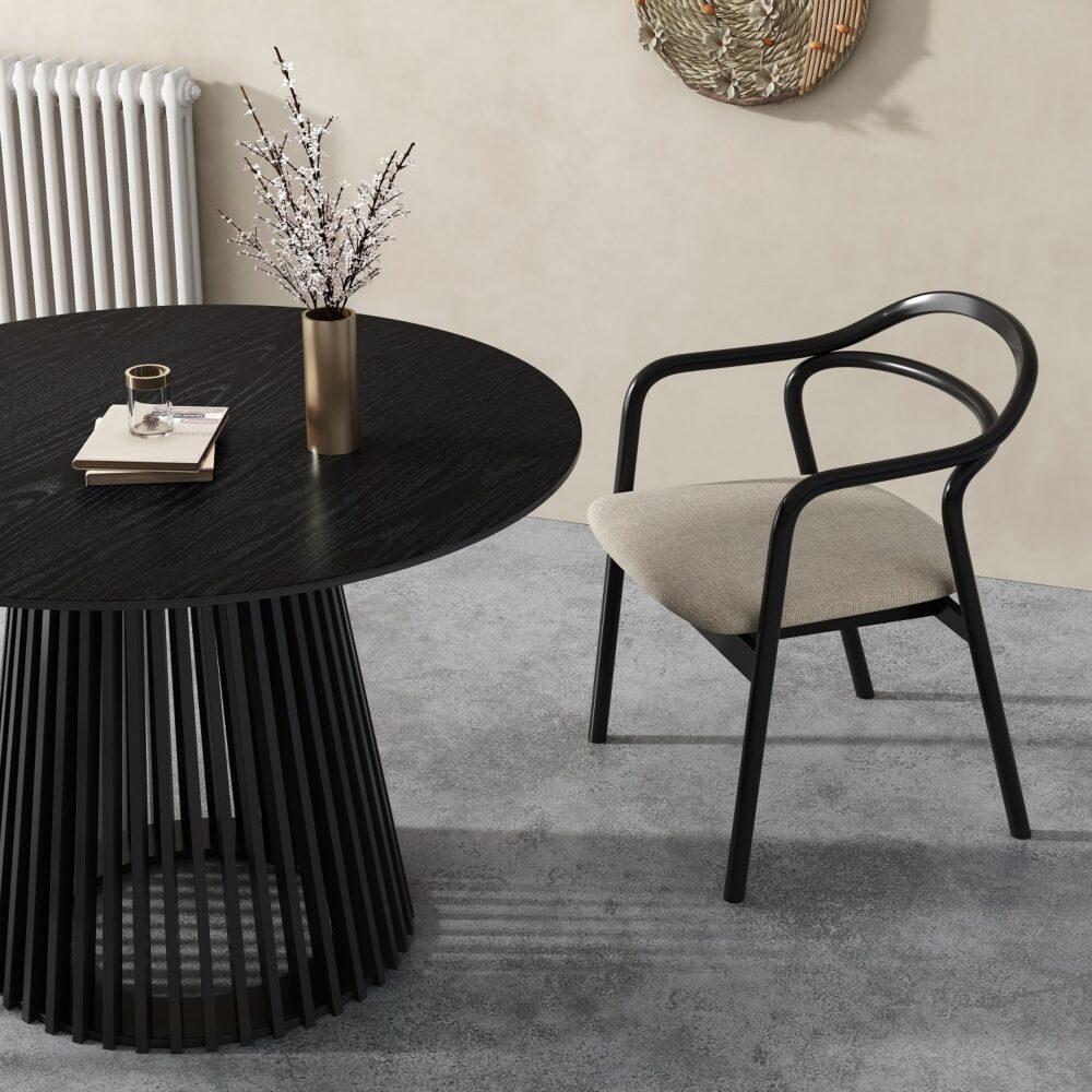 Dining Tables: Palmer Sleek Silhouette Dining Table