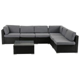 Outdoor Sofas & Lounge Sets: Veranda Fancy Grande Sofa Set
