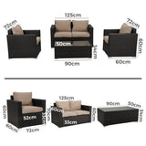 Outdoor Sofas & Lounge Sets: Harmony Haven Outdoor Sofa Set