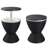 Outdoor Furniture Accessories: Garden Ice Cooler Table (Black)