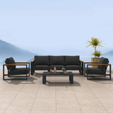 Outdoor Sofas & Lounge Sets: 5 Seater Grandeur Lounge Suite  White