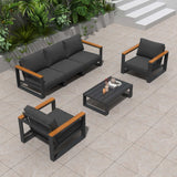 Outdoor Sofas & Lounge Sets: 5 Seater Grandeur Lounge Suite  White