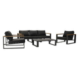 Outdoor Sofas & Lounge Sets: 5 Seater Grandeur Lounge Suite  White