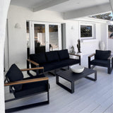 Outdoor Sofas & Lounge Sets: 5 Seater Grandeur Lounge Suite  White