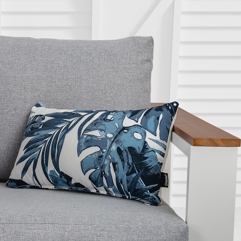 Cushions & Throws: Bicolour Outdoor Lumbar Cushion Pillows