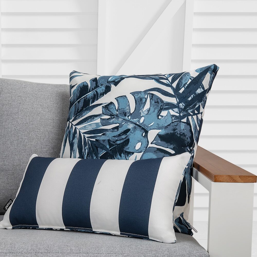 Cushions & Throws: Bicolour Outdoor Lumbar Cushion Pillows