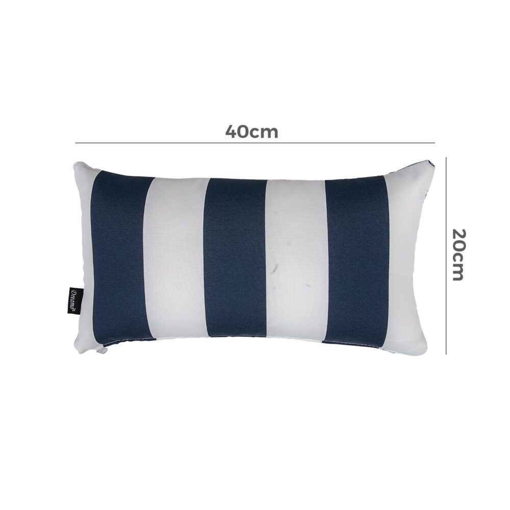 Cushions & Throws: Bicolour Outdoor Lumbar Cushion Pillows