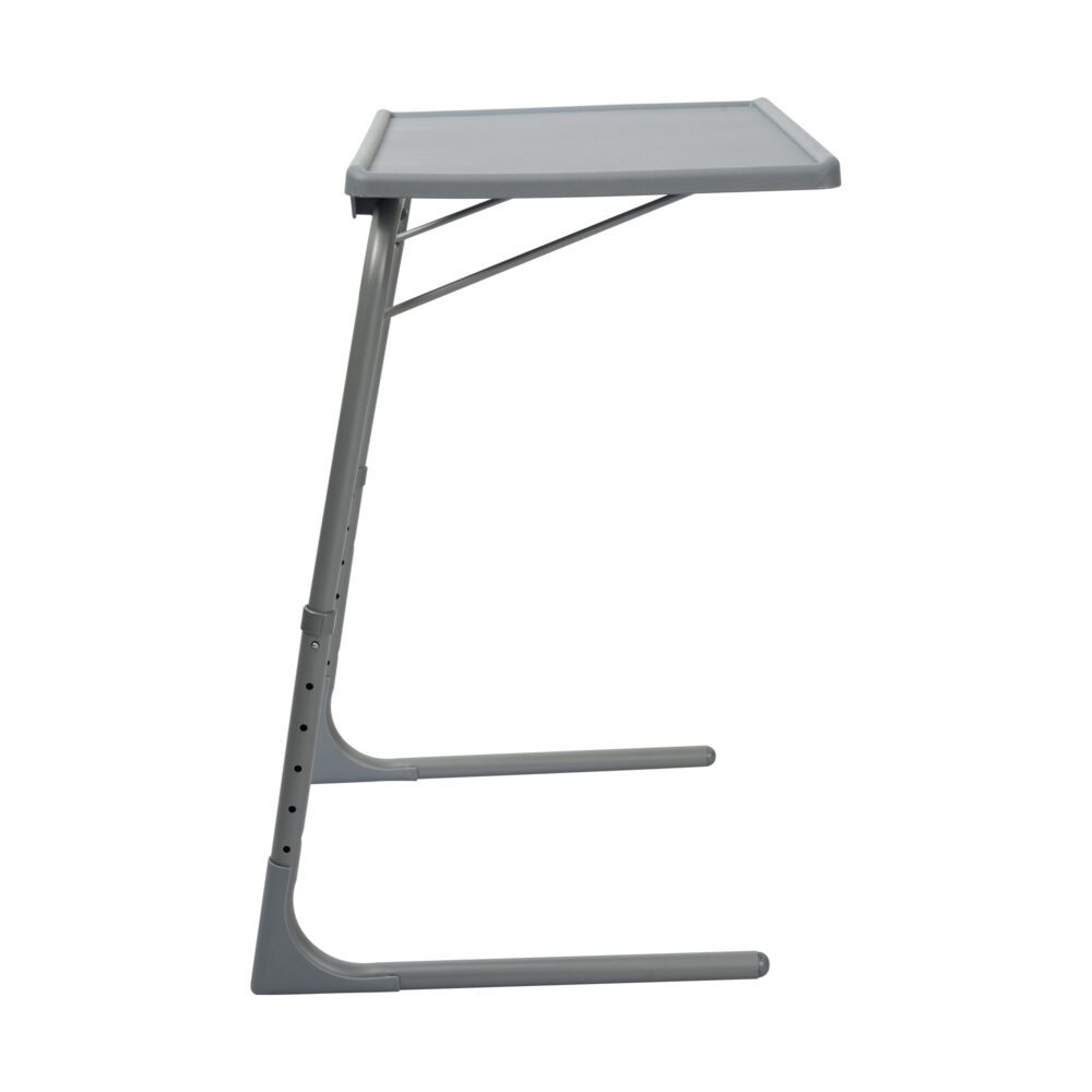 Side Tables: Anywhere Laptop Pro Desk in Silver Grey