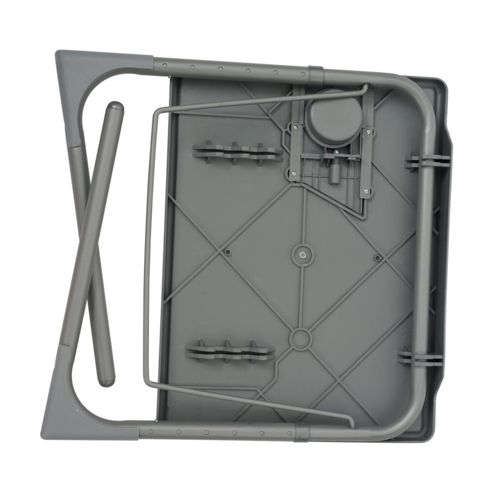 Side Tables: Anywhere Laptop Pro Desk in Silver Grey