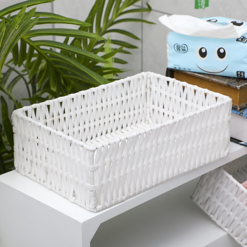 Bathroom Cabinets, Cupboards & Storage: Removable Bathroom Side Cabinet Toilet Caddy with Storage Drawers- White