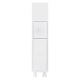 Bathroom Cabinets, Cupboards & Storage: Removable Bathroom Side Cabinet Toilet Caddy with Storage Drawers- White