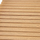Coffee Tables: Luxe Ribbed Round Coffee Table Wooden