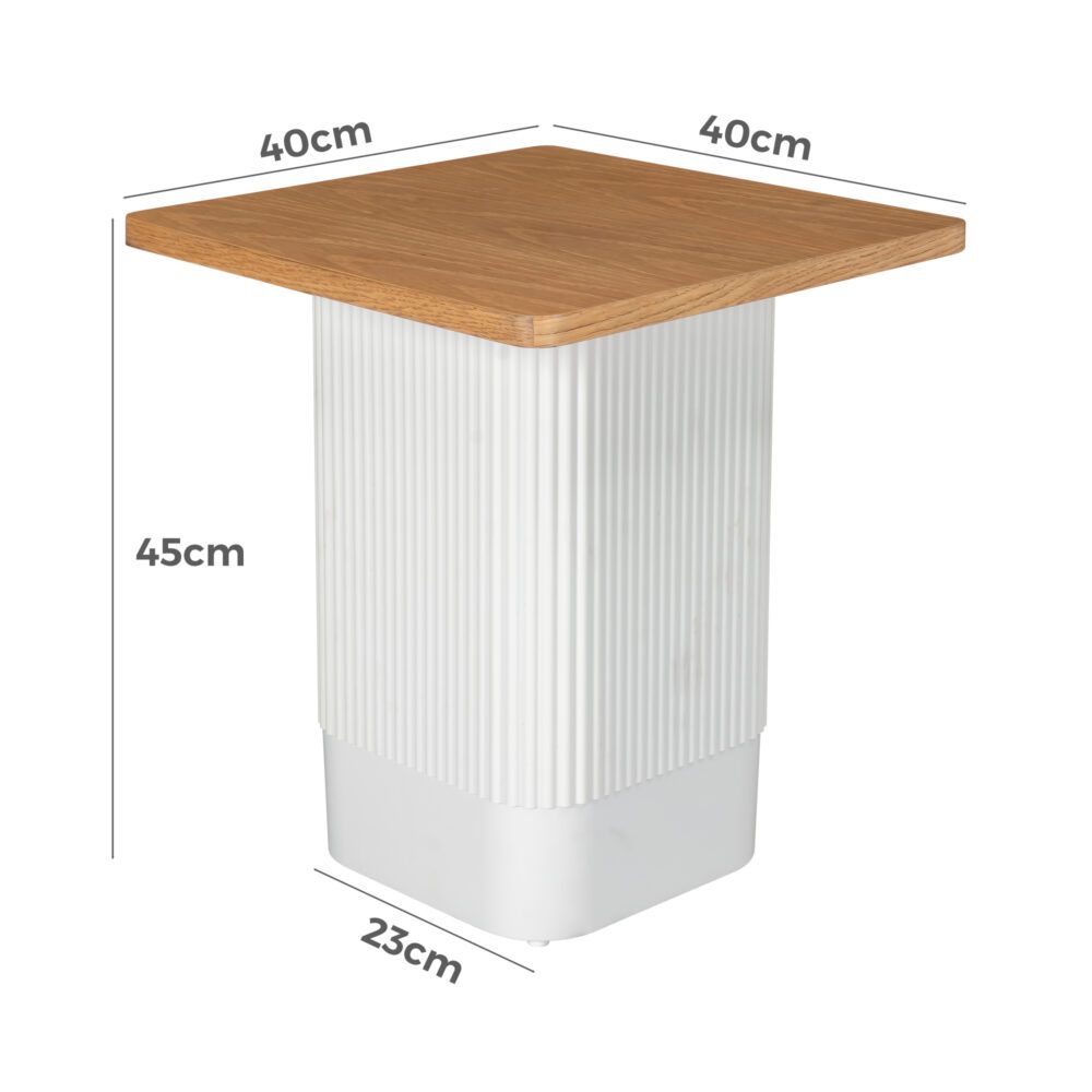 Side Tables: Clara Dusk Natural Side Table