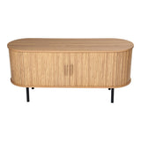 Buffets & Sideboards: Ripple Sideboard with Sliding Doors — Earthy Elegance Redefined