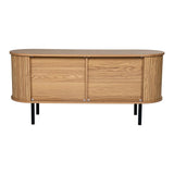 Buffets & Sideboards: Ripple Sideboard with Sliding Doors — Earthy Elegance Redefined