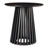 Side Tables: Palmer Charcoal Chic Side Table