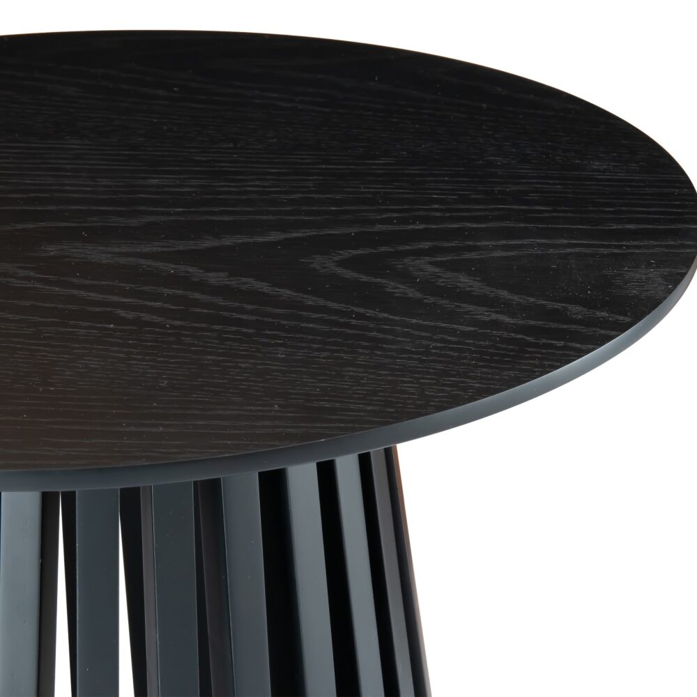 Side Tables: Palmer Charcoal Chic Side Table