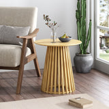 Side Tables: Palmer Timber Tally Natural Side Table