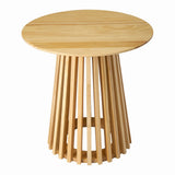 Side Tables: Palmer Timber Tally Natural Side Table