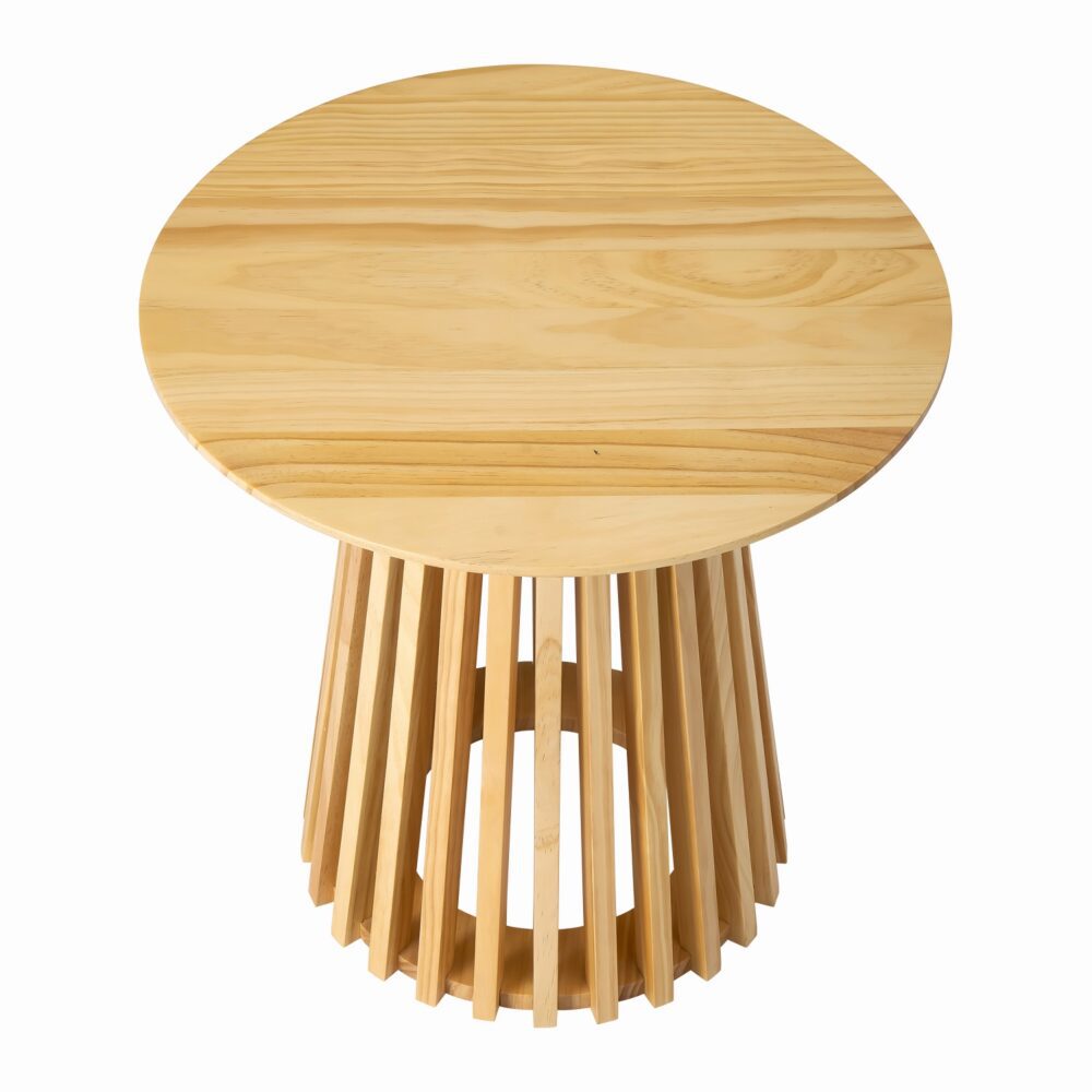Side Tables: Palmer Timber Tally Natural Side Table