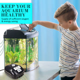Aquarium Filters & Pumps: Aquarium Air Pump Oxygen Hydroponic 4 Outlet 360L/H 13W