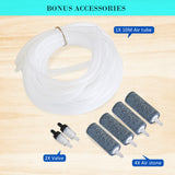 Aquarium Filters & Pumps: Aquarium Air Pump Oxygen Hydroponic 4 Outlet 360L/H 13W