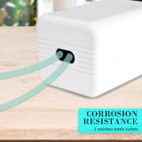 Aquarium Filters & Pumps: Aquarium Air Pump Oxygen Hydroponic 2 Outlet 180L/H 4W