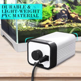 Aquarium Filters & Pumps: Aquarium Air Pump Oxygen Hydroponic 2 Outlet 180L/H 4W