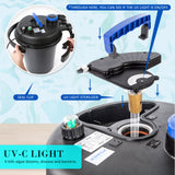 Aquarium Filters & Pumps: Aquarium Garden UV Light Pond Filter Set 10000L/H