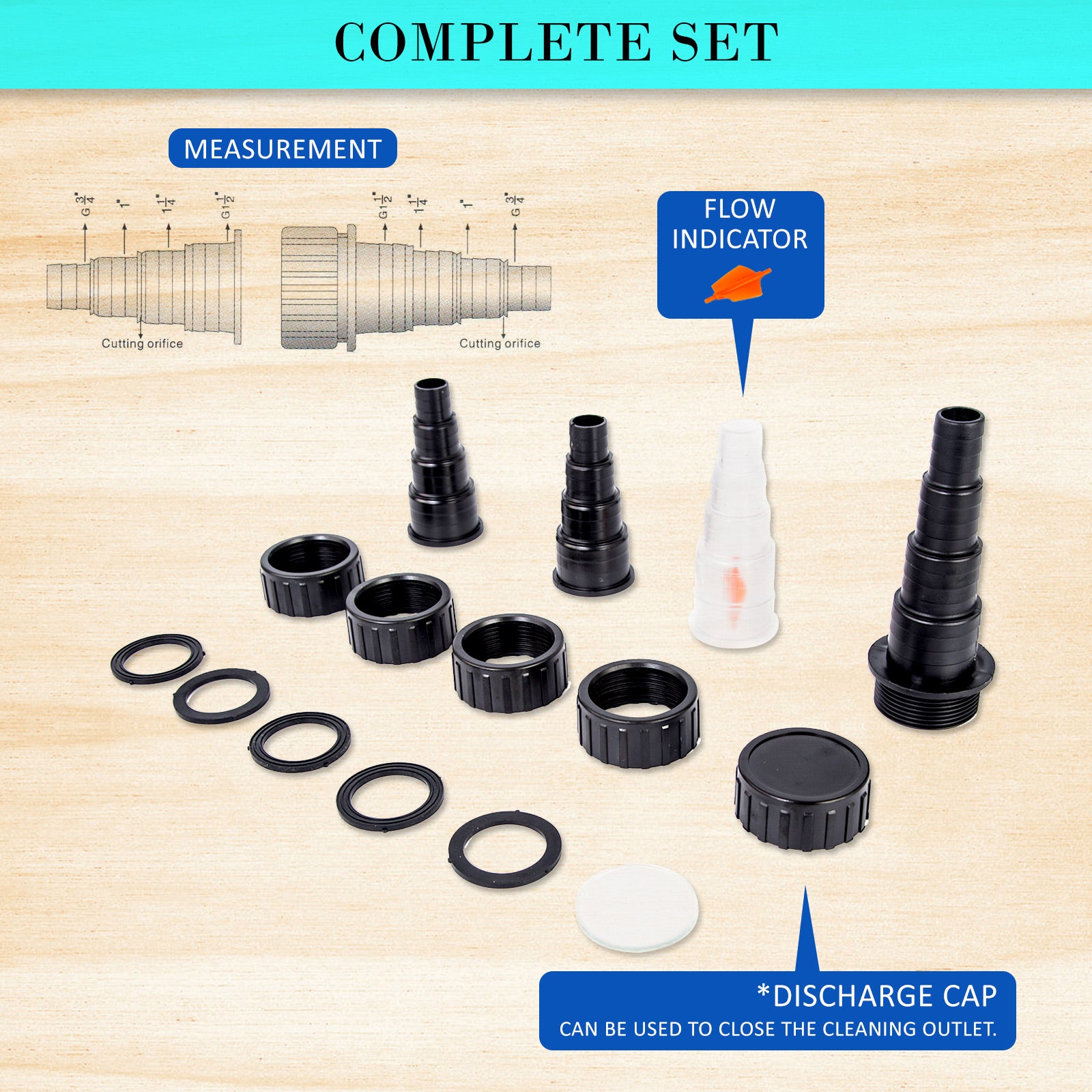 Aquarium Filters & Pumps: Aquarium Garden UV Light Pond Filter Set 10000L/H