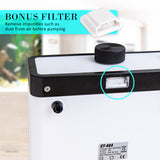 Aquarium Filters & Pumps: Aquarium Air Pump Oxygen Hydroponic 4 Outlet 670L/H 8W WHITE