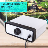 Aquarium Filters & Pumps: Aquarium Air Pump Oxygen Hydroponic 4 Outlet 670L/H 8W WHITE