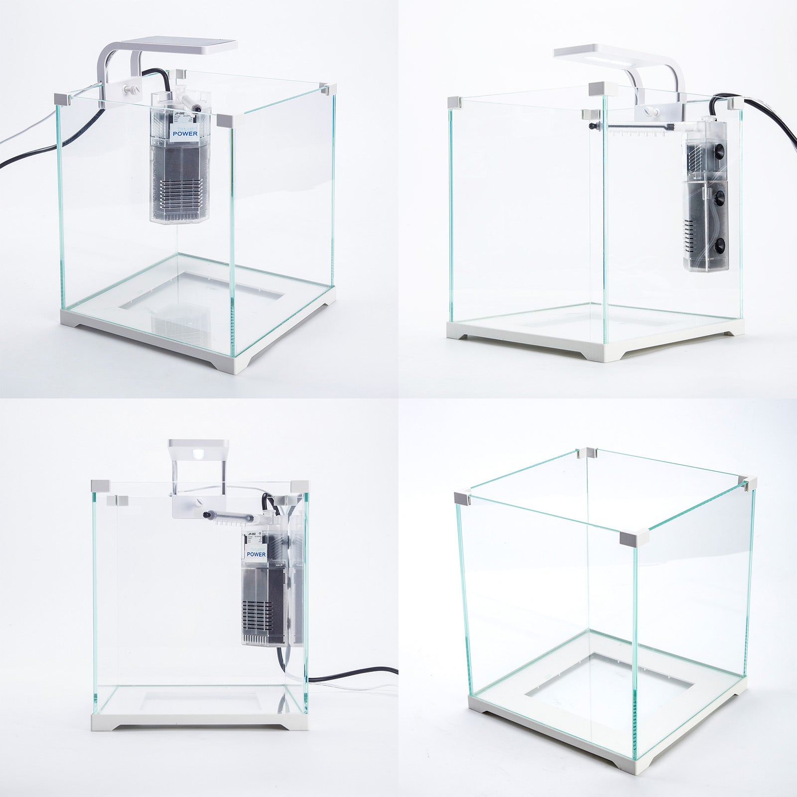 Aquariums: Aquarium Starfire Glass Fish Tank Set Filter Pump 16L