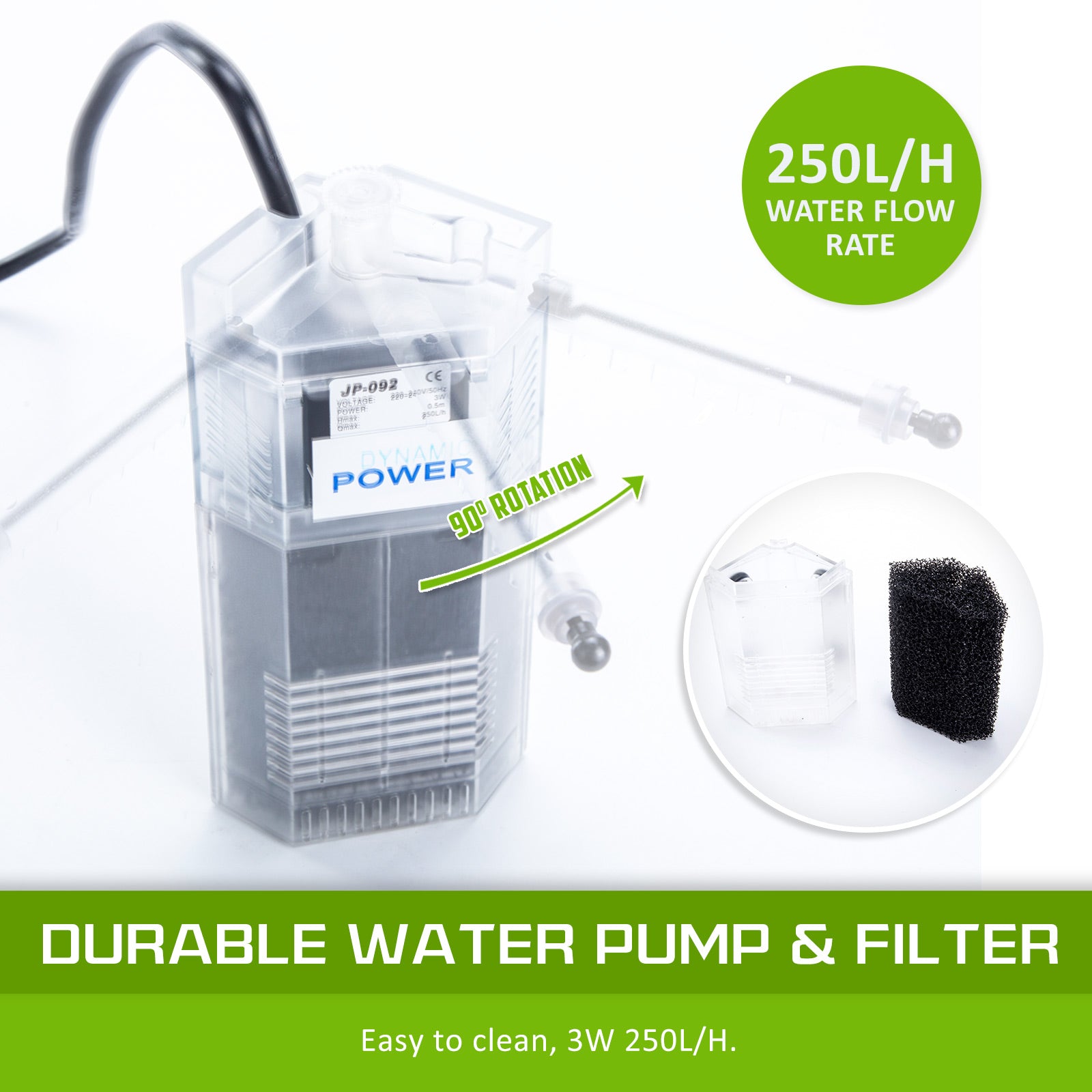 Aquariums: Aquarium Starfire Glass Fish Tank Set Filter Pump 16L