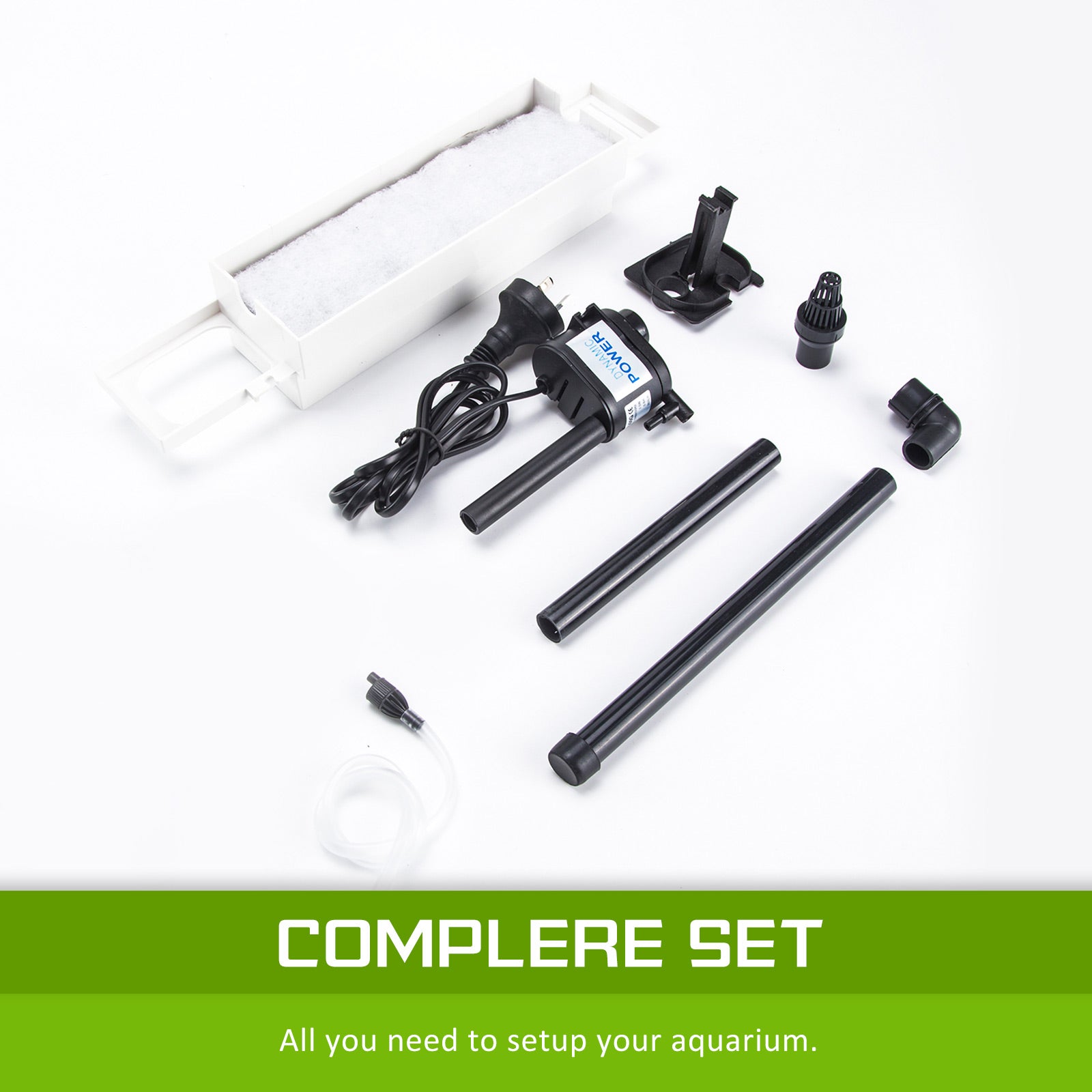 Aquariums: Aquarium Curved Glass RGB LED Fish Tank Set Filter Pump 30L
