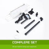 Aquariums: Aquarium Curved Glass RGB LED Fish Tank Set Filter Pump 30L