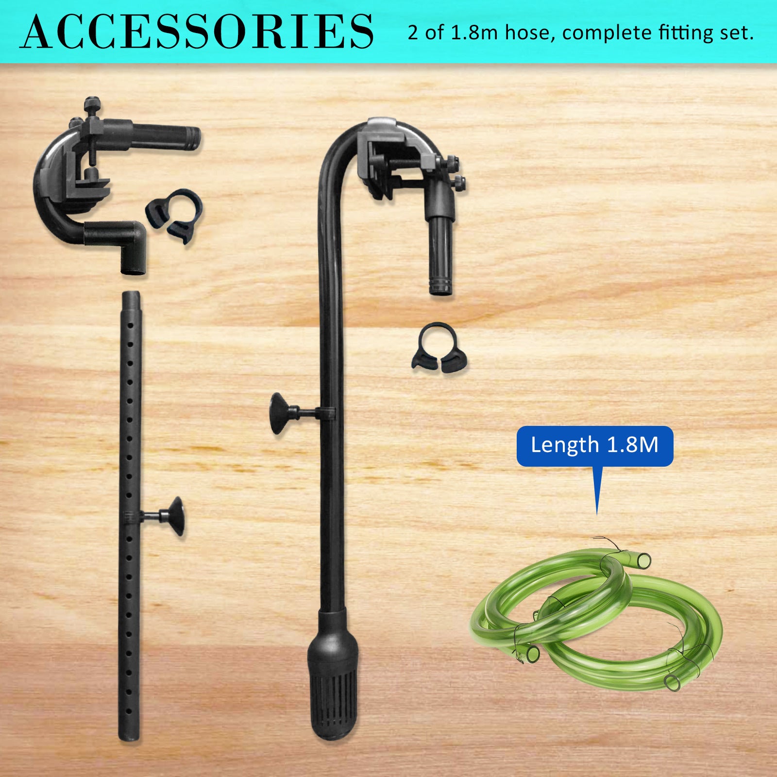 Aquarium Filters & Pumps: Aquarium UV Light External Canister Filter 1400L/H + Media Kit