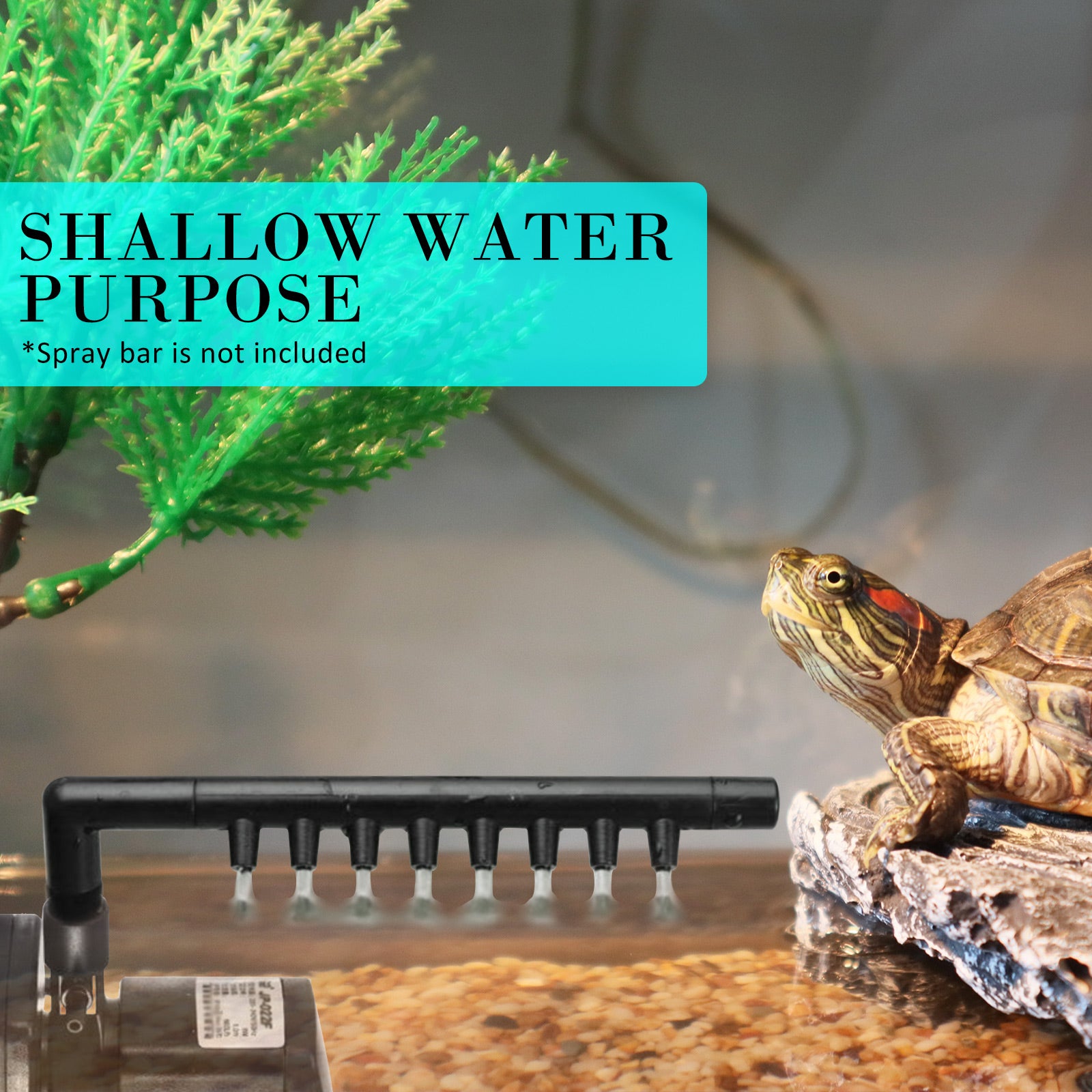 Aquarium Filters & Pumps: Aquarium Submersible Filter Pond Pump 1200L/H 22W 1.6m