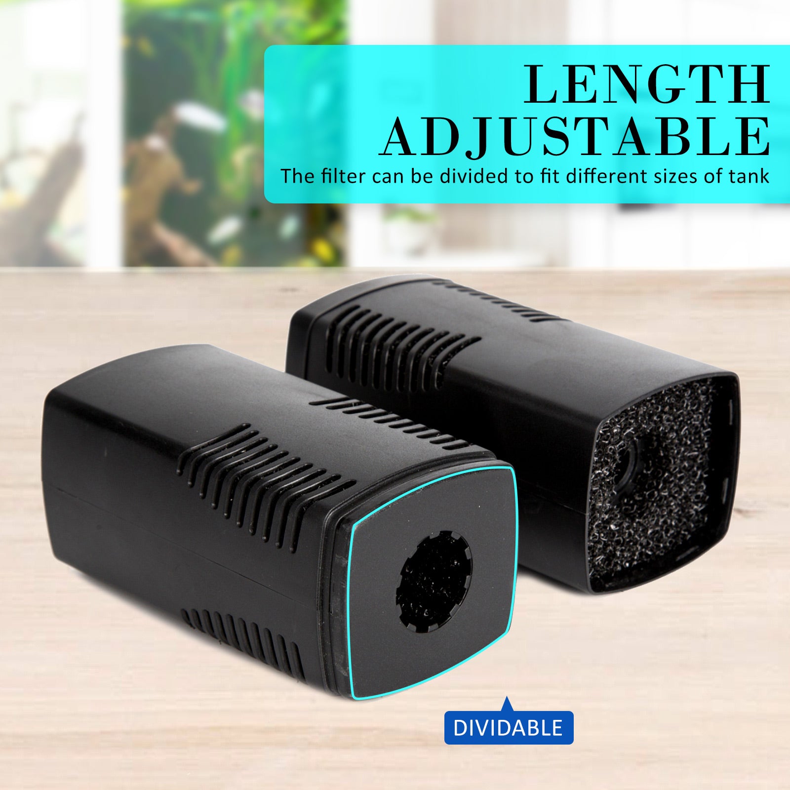 Aquarium Filters & Pumps: Aquarium Submersible Filter Pond Pump 1200L/H 22W 1.6m