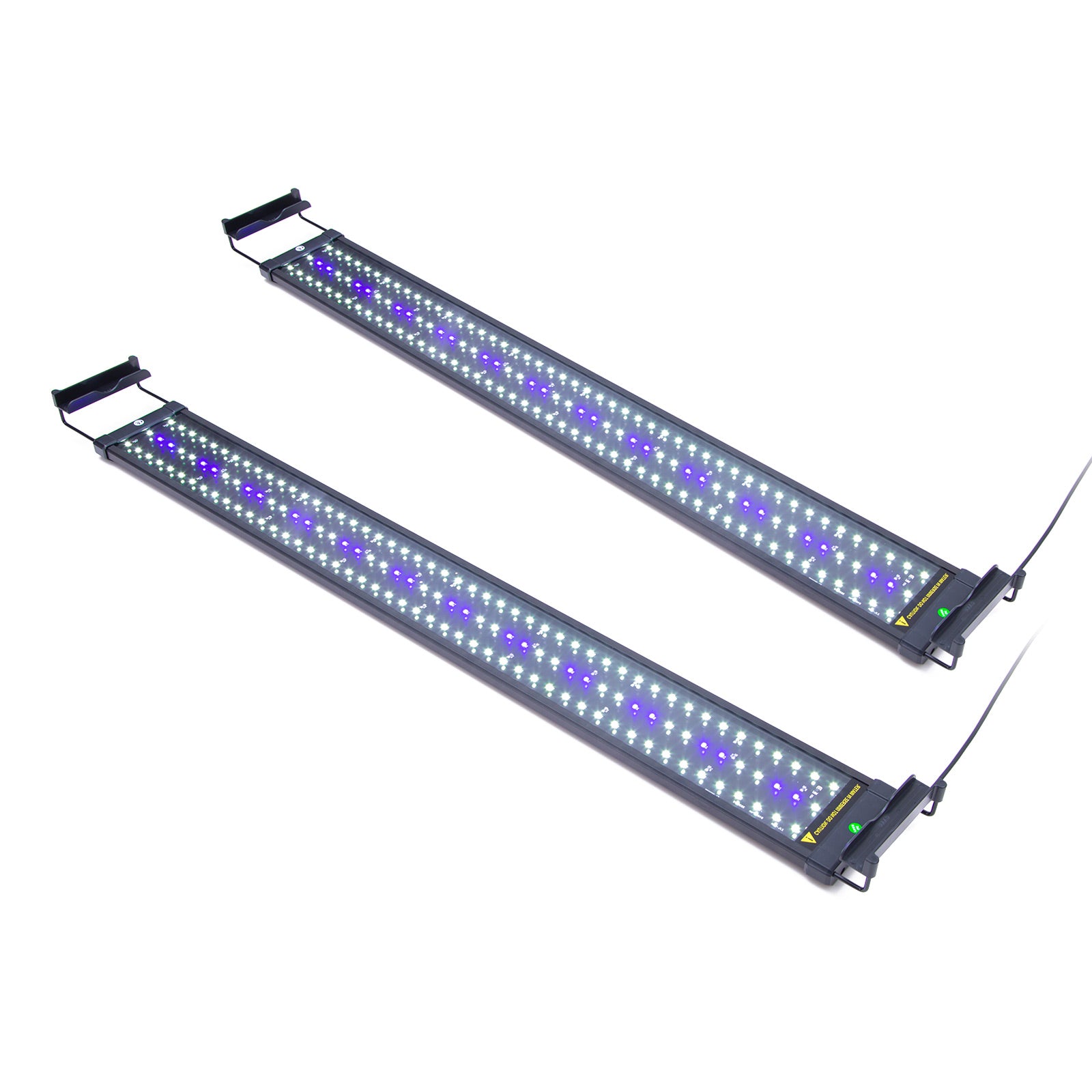 Aquarium Lighting: 27W Set 2 Aquarium Blue White LED Light for Tank 95-115cm