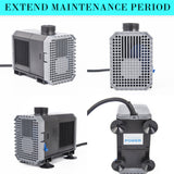 Aquarium Filters & Pumps: Aquarium Submersible Pond Water Pump 2500L/H 45W 2.7m