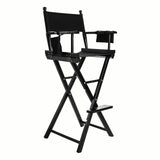 Table & Bar Stools: Director Movie Folding Tall Chair 76cm DARK HUMOR