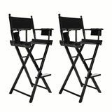 2X Director Movie Folding Tall Chair 76cm DARK HUMOR