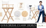 Table & Bar Stools: Director Movie Folding Tall Chair 76cm Beech WOOD HUMOR