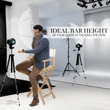Table & Bar Stools: Director Movie Folding Tall Chair 76cm Beech WOOD HUMOR