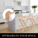 Table & Bar Stools: Director Movie Folding Tall Chair 76cm Beech WOOD HUMOR