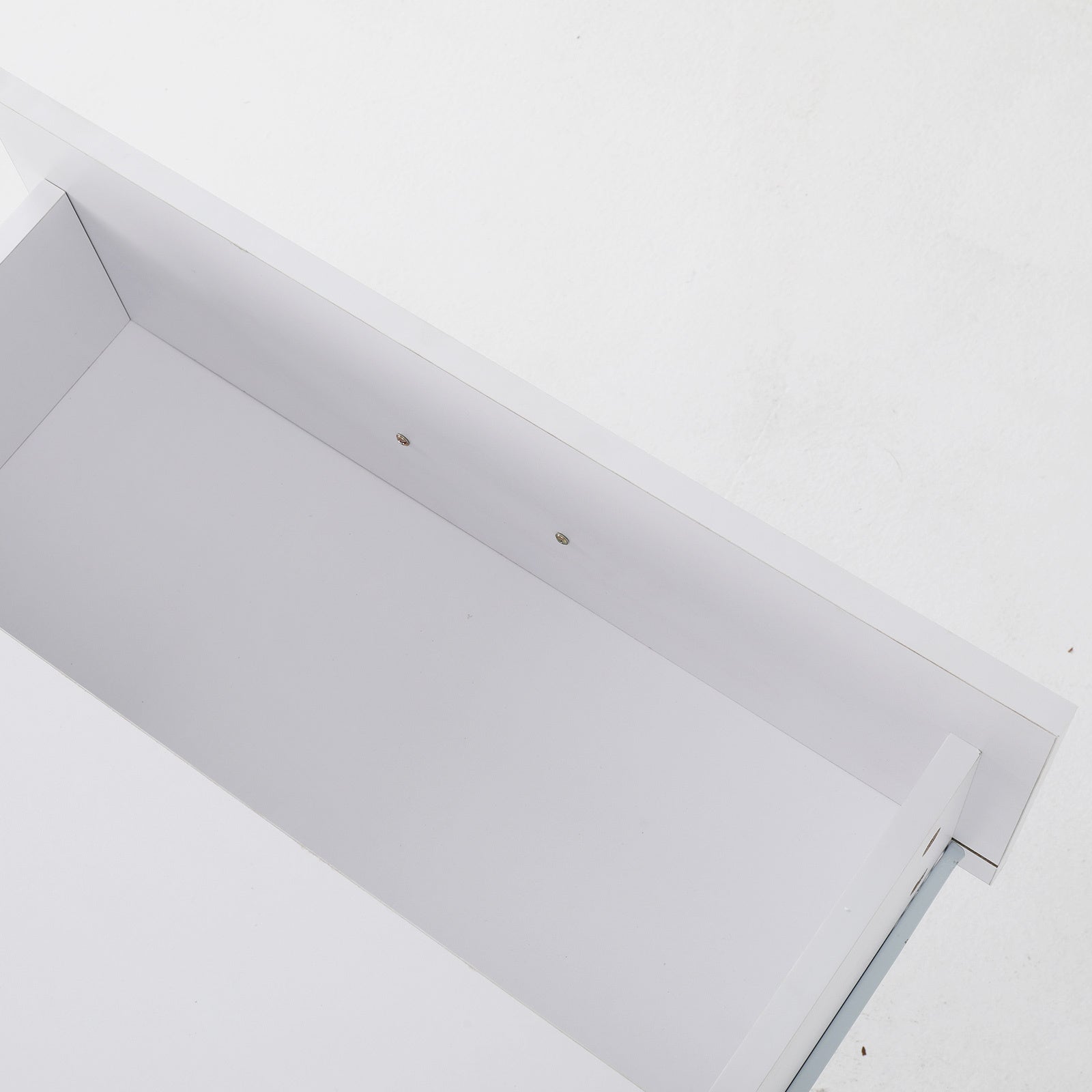 Bedside Tables: 2X Bedside Table Side Storage Cabinet Nightstand Bedroom 2 Drawer Legs ETTA WHITE